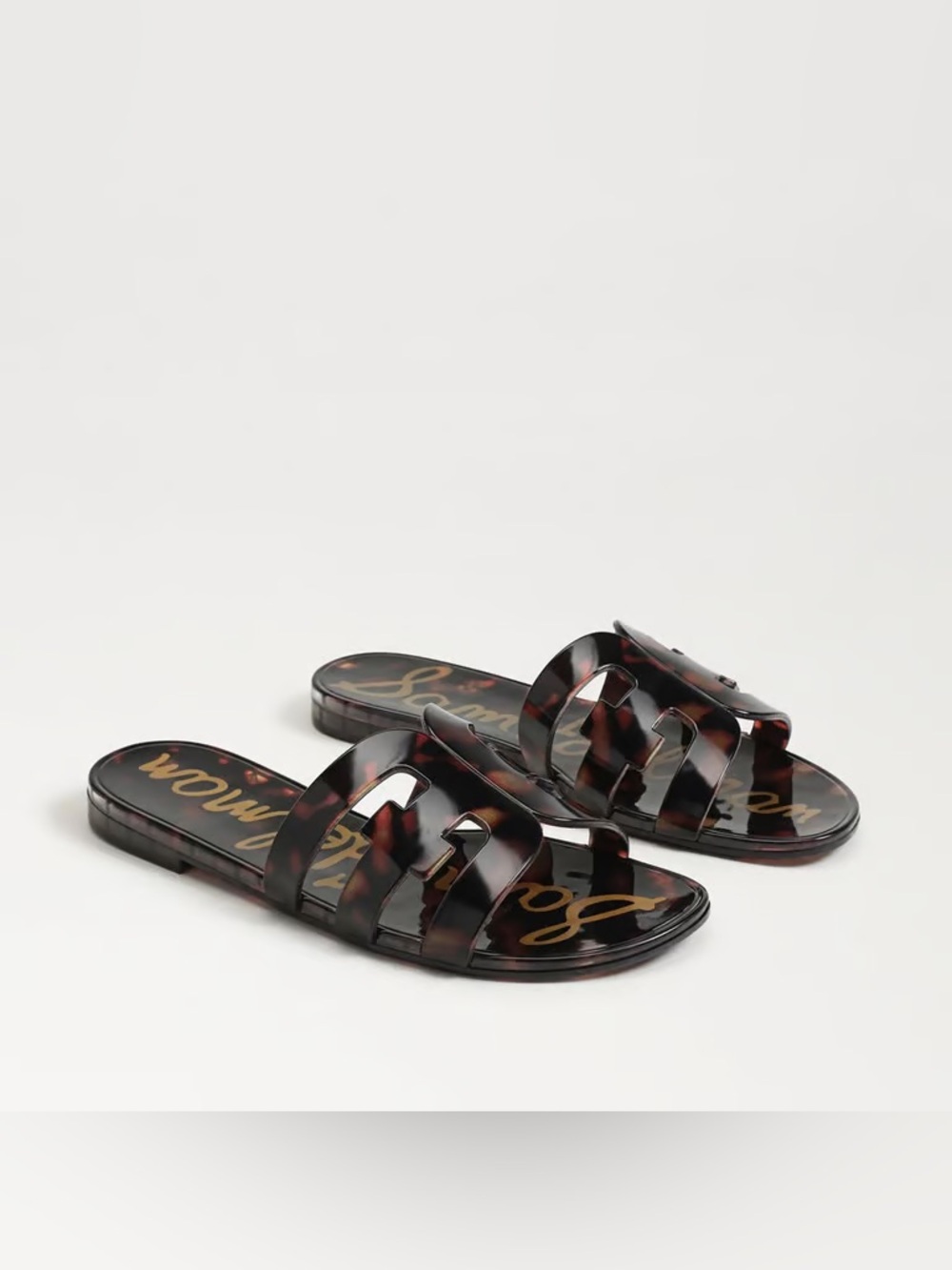 NWOT Sam Edelman Bay Jelly Tortoise Slide Sandals Size 7